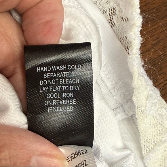 Torrid Size 3 White Lace Blouse Plus Size Boho Romantic Top - Picture 10 of 11